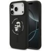 Etui Karl Lagerfeld Silicone             Karl&Choupette Ring MagSafe do iPhone 17 Pro czarny